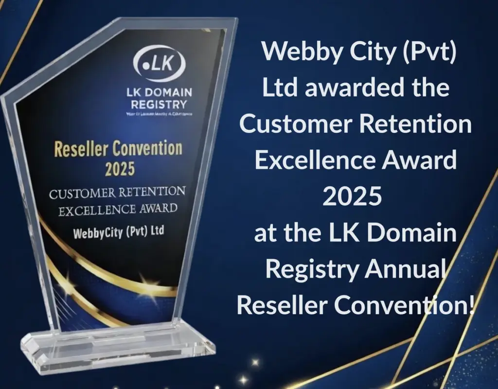 Provider.lk was awarded the LK Domain Customer Retention Excellence Award 2025 by the LK Domain Registry in recognition of outstanding customer retention and service excellence.